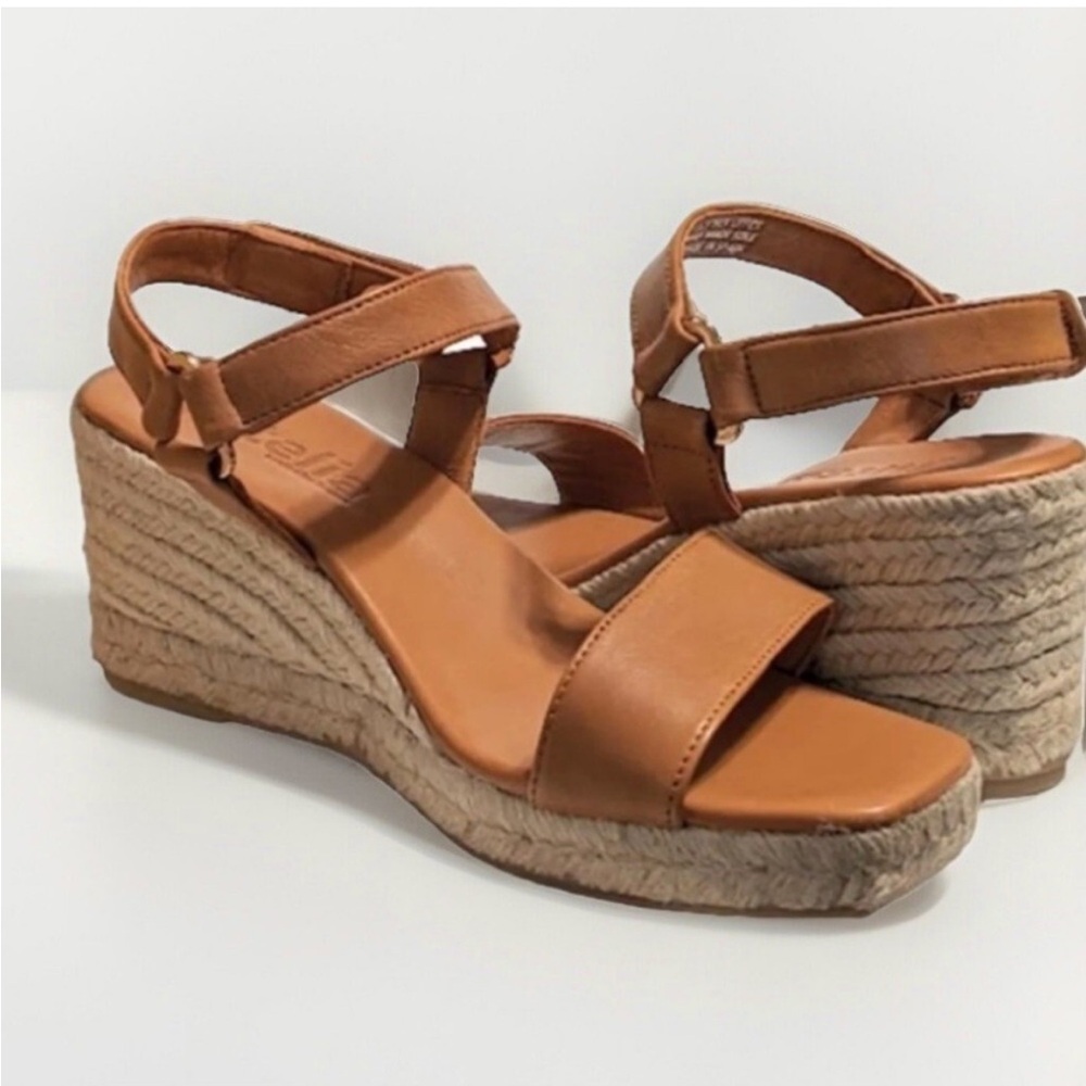 Brown Espadrille Shoes with Adjustable Straps